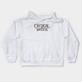 Critical Sucess Natural 20 Golden Vintage Kids Hoodie